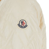 Giacca-camicia con design trapuntato in crema Moncler - donna 