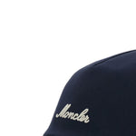 Cappello da baseball con logo in blu Moncler - unisex 