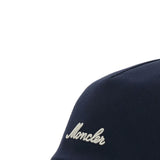 Cappello da baseball con logo in blu Moncler - unisex 