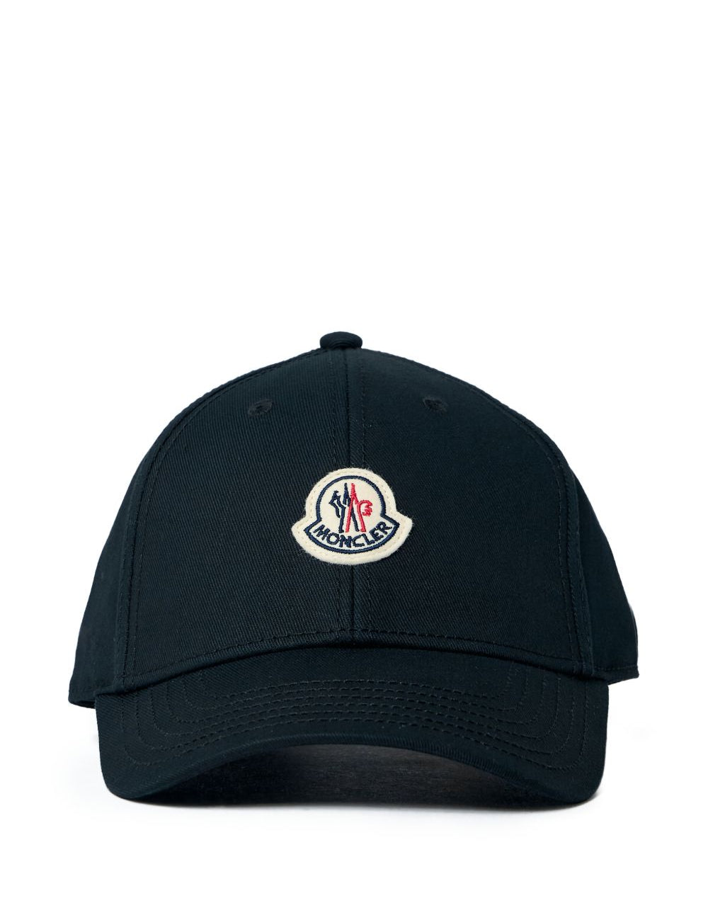 Cappello da baseball con applicazione logo in bianco Moncler - unisex 