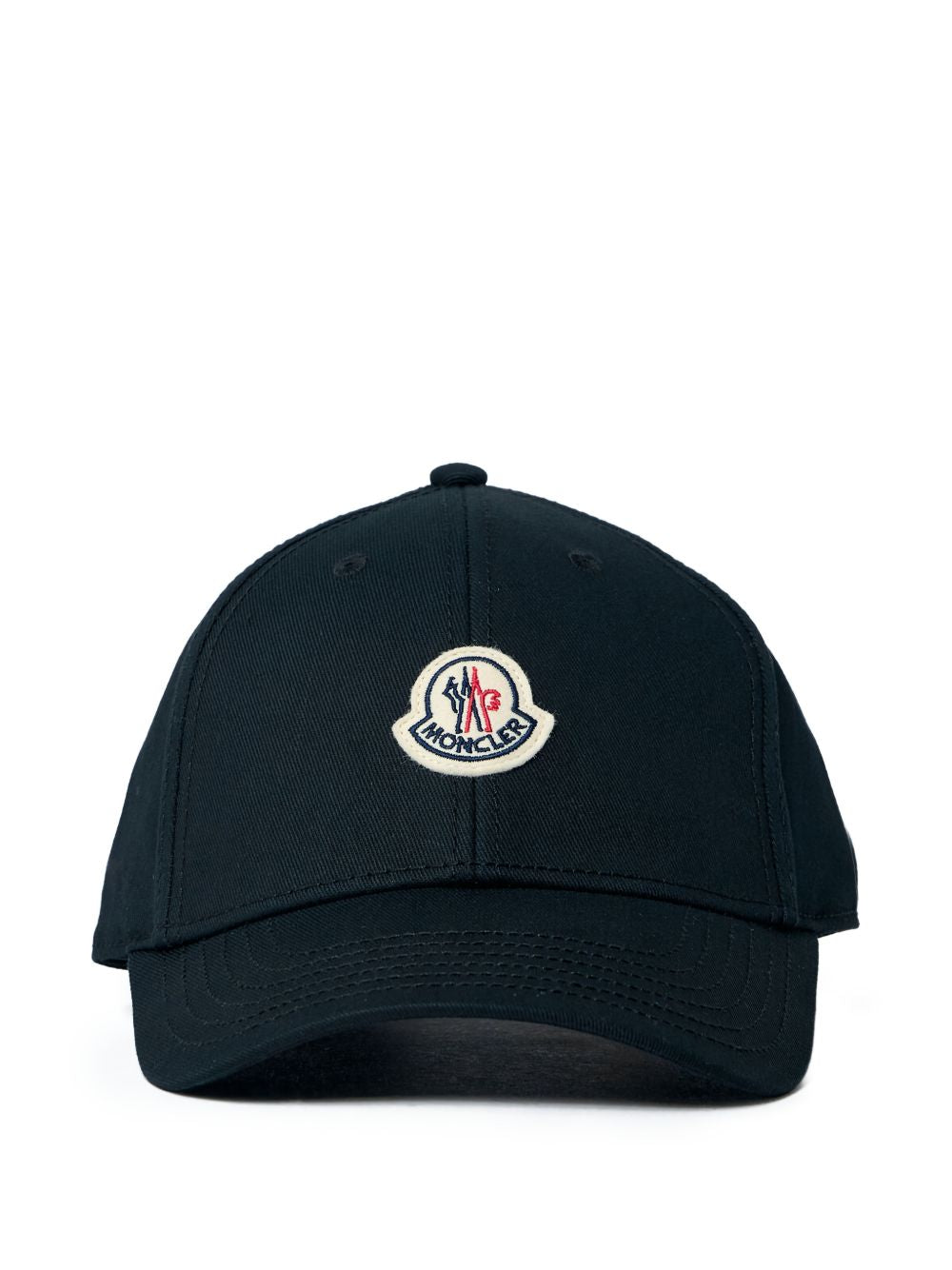 Cappello da baseball con applicazione logo in bianco Moncler - unisex 