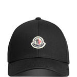 Cappello da baseball con applicazione logo in nero Moncler - uomo 