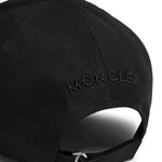 Cappello da baseball con applicazione logo in nero Moncler - uomo 
