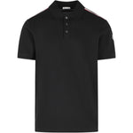 Polo con logo in nero Moncler - uomo 
