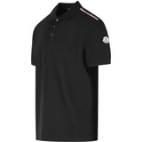 Polo con logo in nero Moncler - uomo 