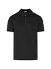 Polo con logo in nero Moncler - uomo