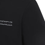 T-shirt a maniche corte con logo in nero Moncler - uomo 