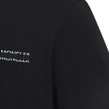 T-shirt a maniche corte con logo in nero Moncler - uomo 