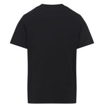 T-shirt con applicazione logo in nero Moncler - uomo 