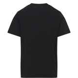 T-shirt con applicazione logo in nero Moncler - uomo 