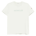 T-shirt con logo in bianco Moncler - donna 