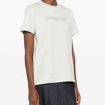T-shirt con logo in bianco Moncler - donna 