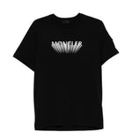 T-shirt con logo in nero Moncler - uomo 
