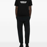 T-shirt con logo in nero Moncler - uomo 