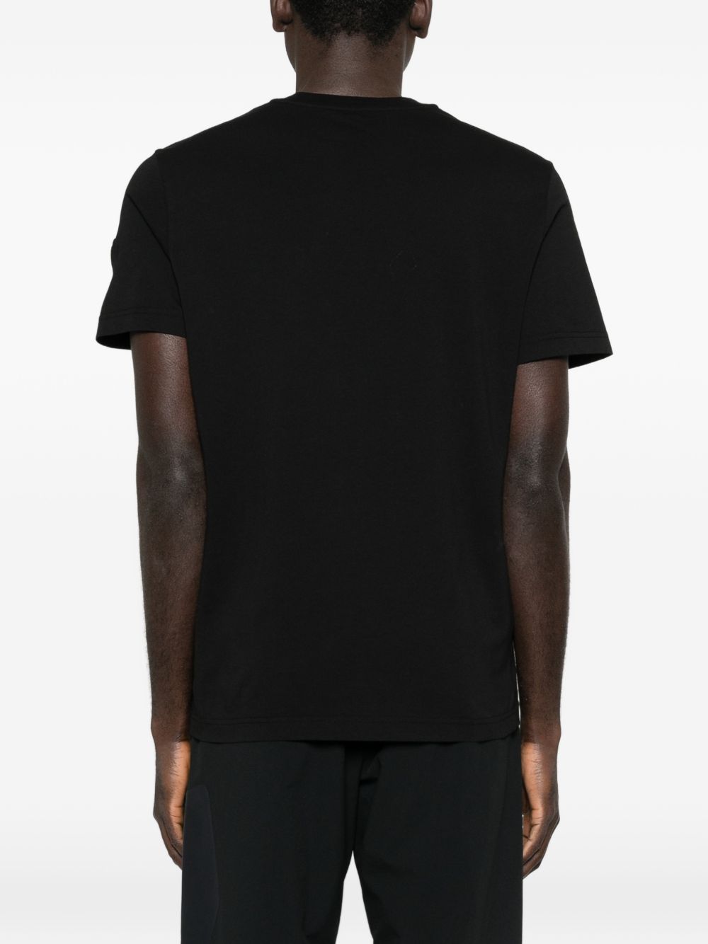 T-shirt con logo in nero Moncler - uomo 