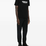 T-shirt con logo in nero Moncler - uomo 