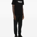 T-shirt con logo in nero Moncler - uomo 