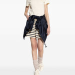 T-shirt con logo in bianco Moncler - donna 