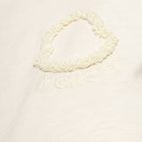 T-shirt con logo in bianco Moncler - donna 