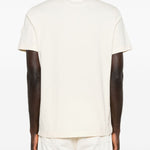 T-shirt con logo in beige Moncler - uomo 
