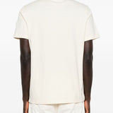 T-shirt con logo in beige Moncler - uomo 