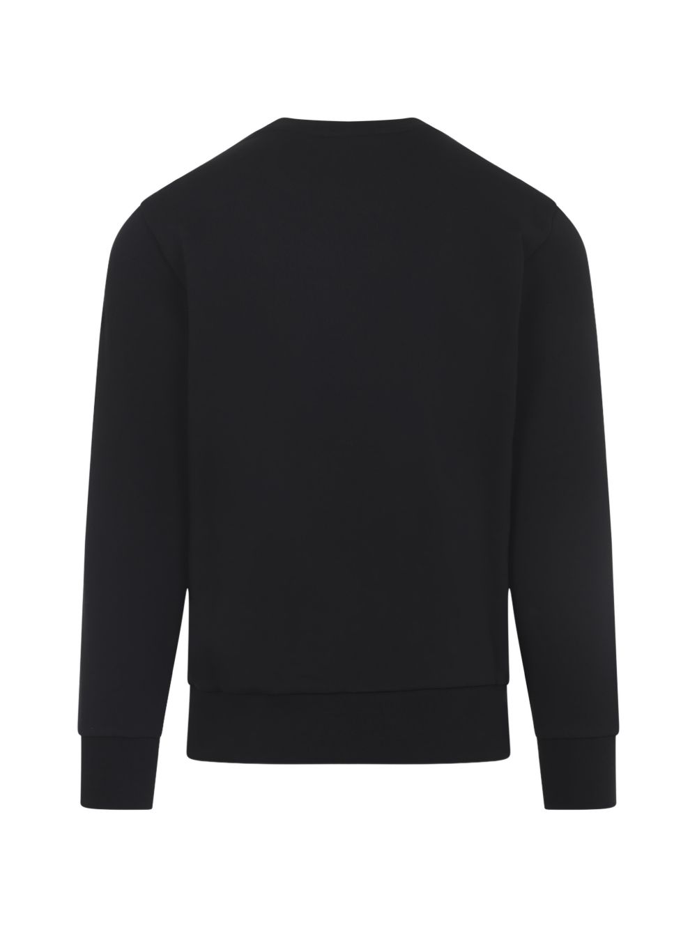 Felpa con logo in cotone in nero Moncler - uomo 
