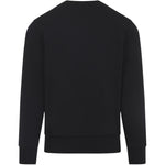 Felpa con logo in cotone in nero Moncler - uomo 