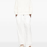 Giacca con zip boucle in avorio Moncler - donna 