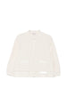 Giacca con zip boucle in avorio Moncler - donna