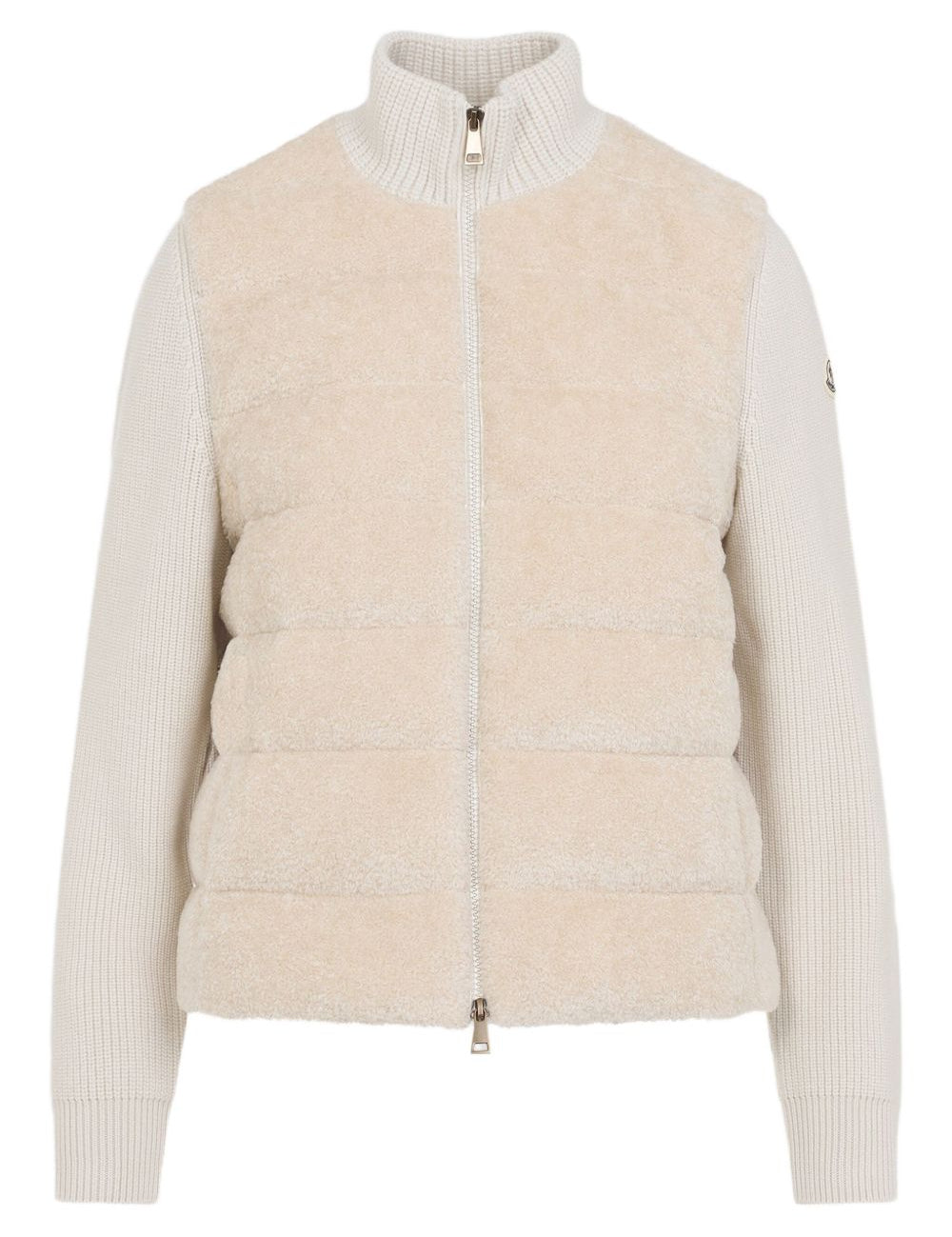Cardigan imbottito in beige Moncler - donna 