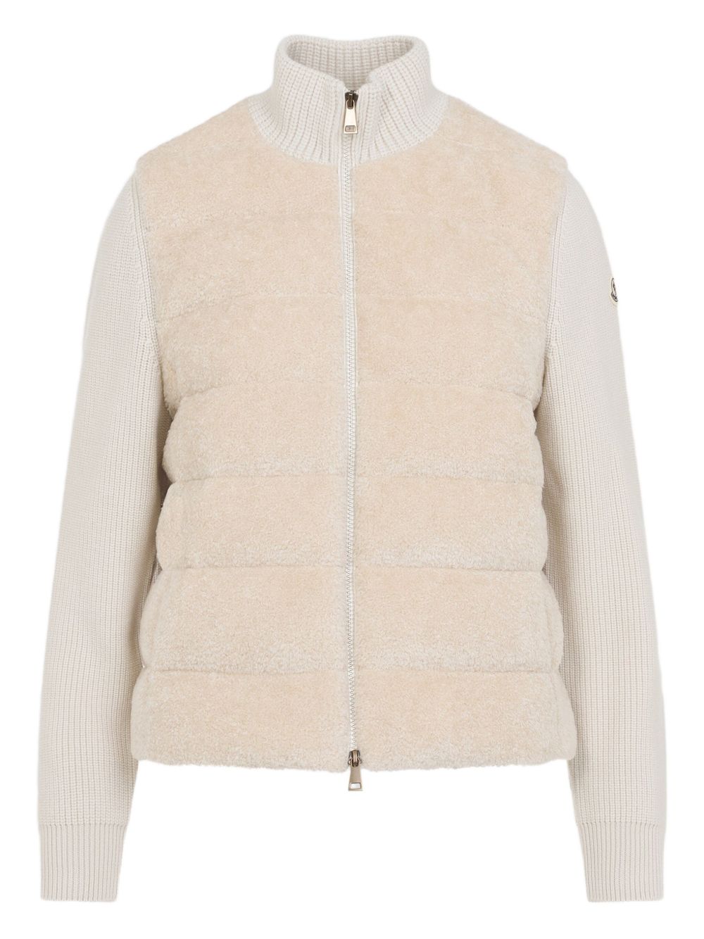Cardigan imbottito in beige Moncler - donna 