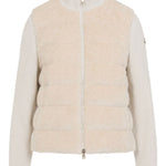 Cardigan imbottito in beige Moncler - donna 
