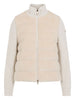 Moncler padded cardigan in beige - women