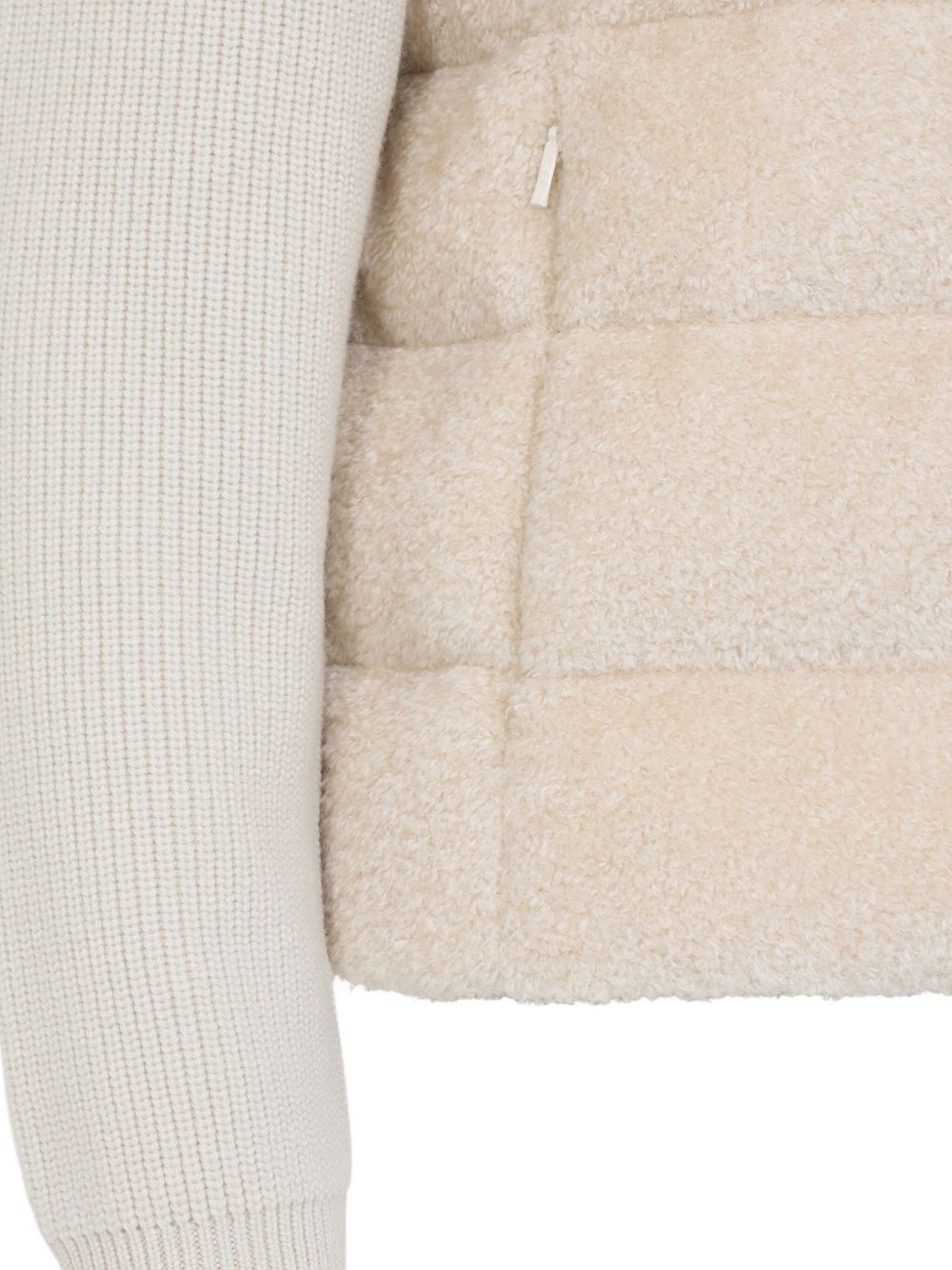 Cardigan imbottito in beige Moncler - donna 