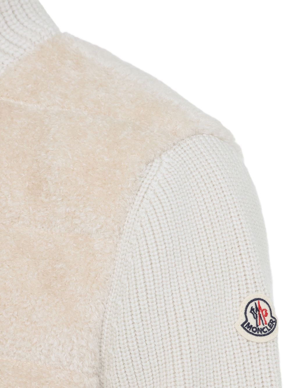 Cardigan imbottito in beige Moncler - donna 