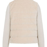Cardigan imbottito in beige Moncler - donna 
