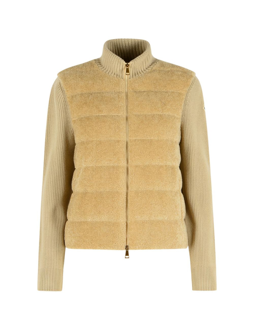 Cardigan imbottito in beige Moncler - donna 