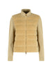 Cardigan imbottito in beige Moncler - donna
