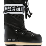 Stivali da neve icon in nero e bianco Moon Boot - unisex 
