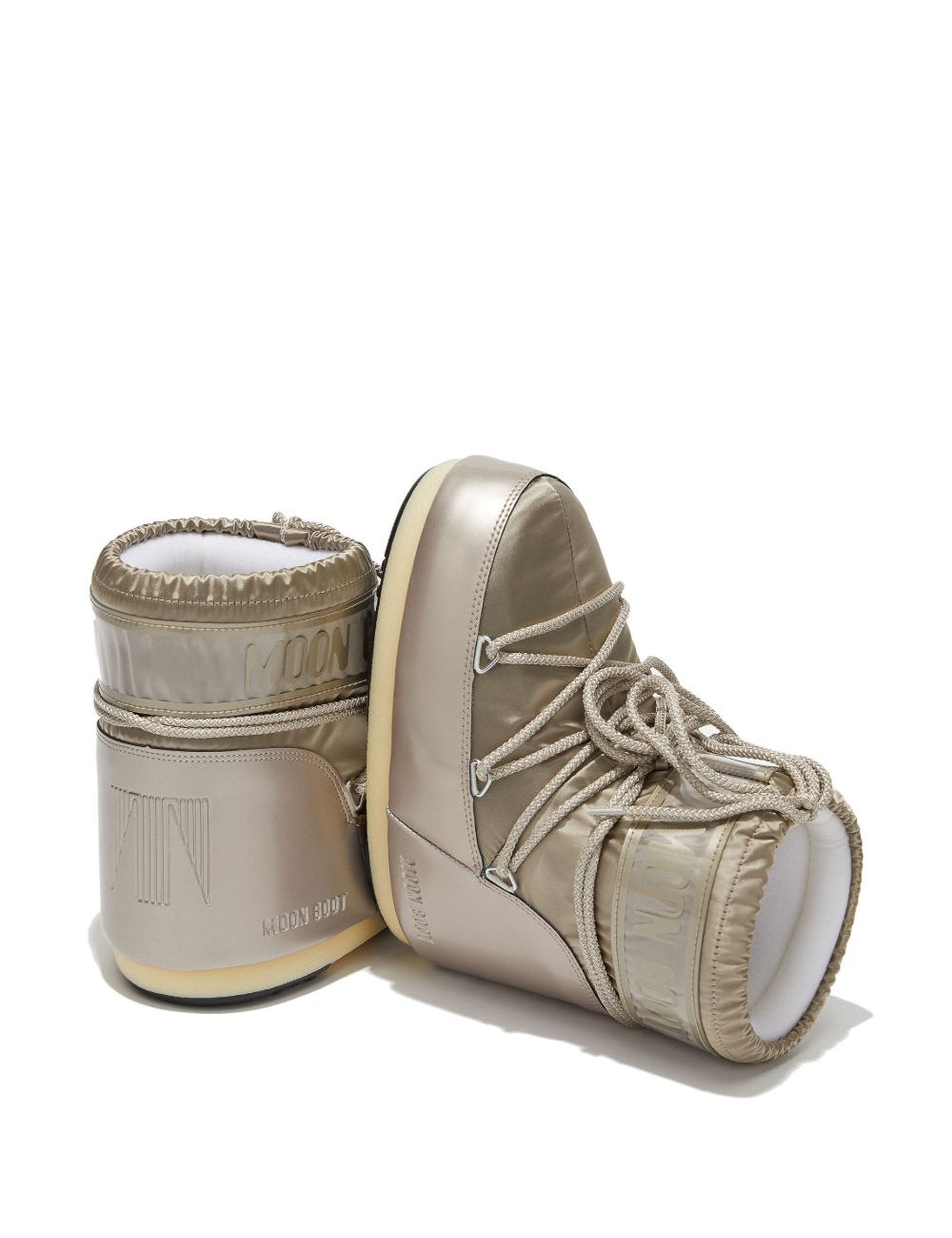 Stivali da neve Icon Low Glance in oro Moon boot - unisex 