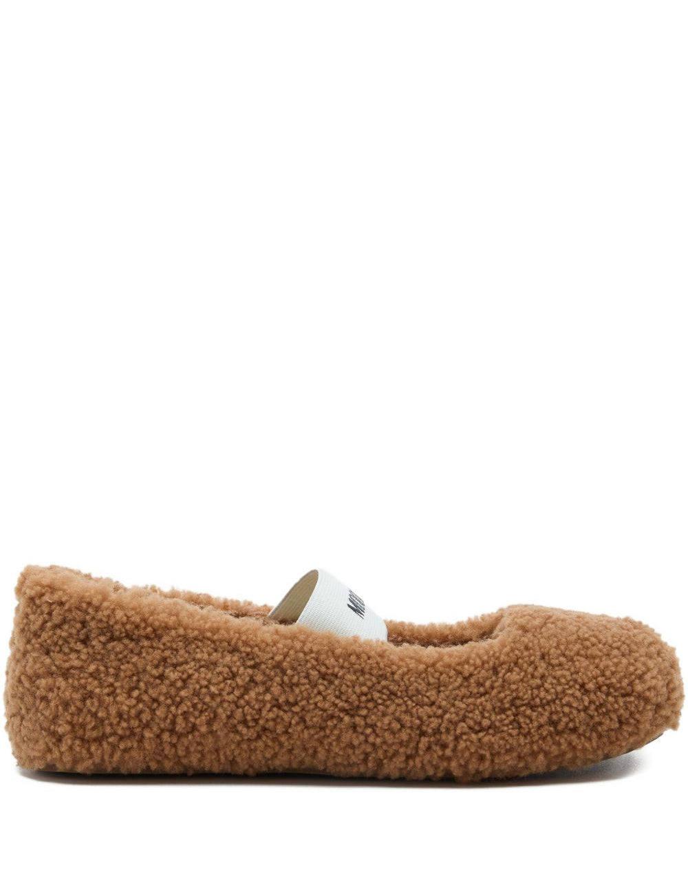 Ballerine in shearling in marrone Moon boot - donna 
