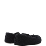 Ballerine in shearling in nero Moon boot  - donna 