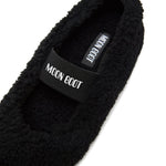 Ballerine in shearling in nero Moon boot  - donna 