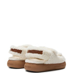 Sandali in shearling in bianco Moon boot - donna 