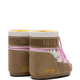 Stivaletti mb x gir icon low suede beads in beige Moon boot x guest in residence - donna 