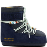 Stivali da neve con lacci e logo in blu Moon boot x guest in residence - donna 