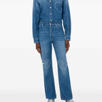 Jeans con applicazione in blu Moschino - donna 