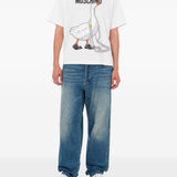 T-shirt con stampa in bianco Moschino - donna 