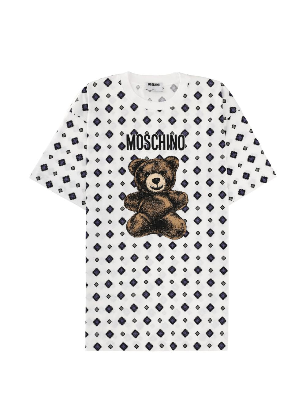 T-shirt Teddy Bear in bianco Moschino - donna 