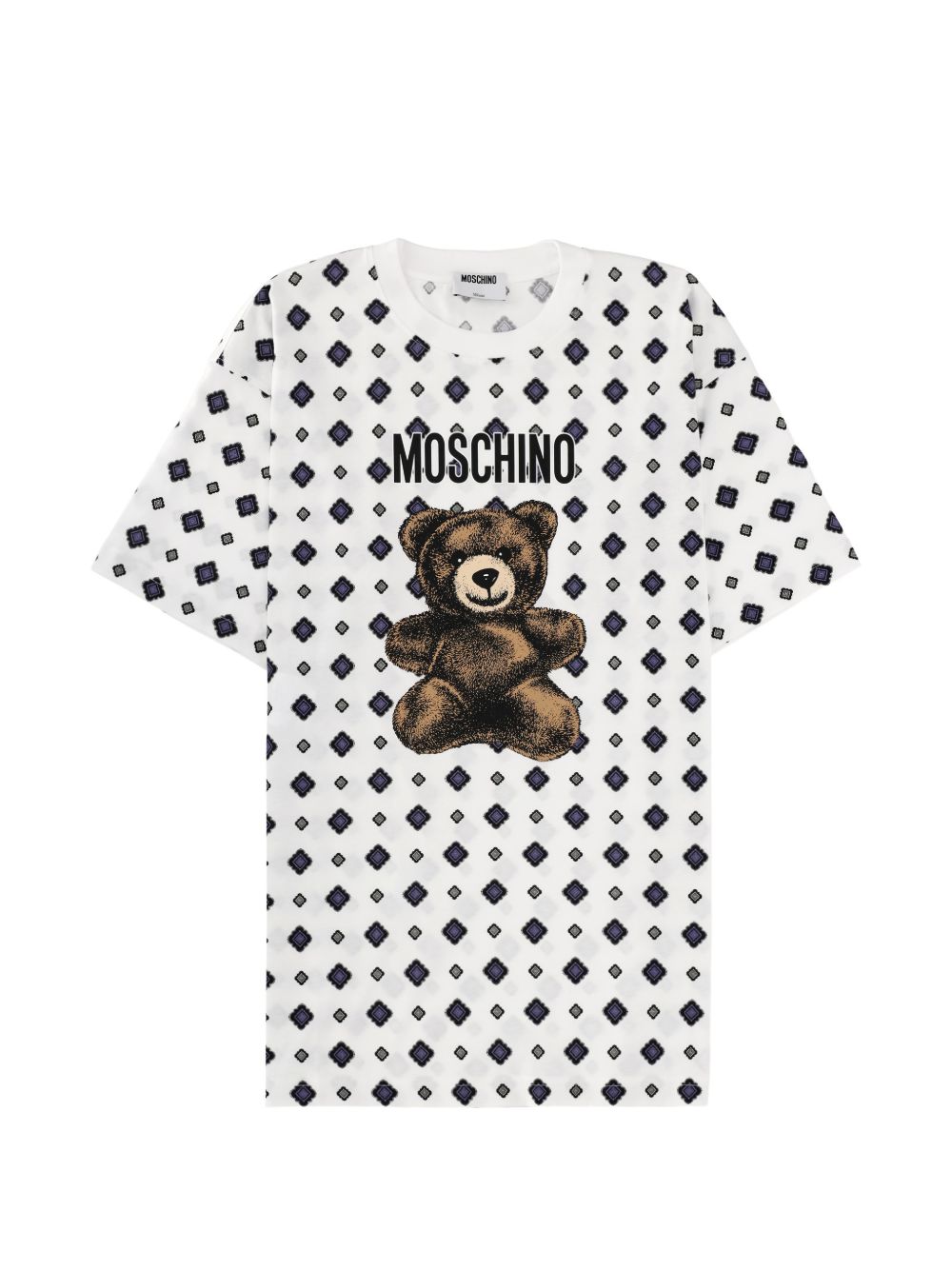 T-shirt Teddy Bear in bianco Moschino - donna 